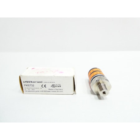 Ifm 0-100BAR 9.6-32V-DC PRESSURE SENSOR PK6732 PK-100-SFP14-HCPKG/US/W